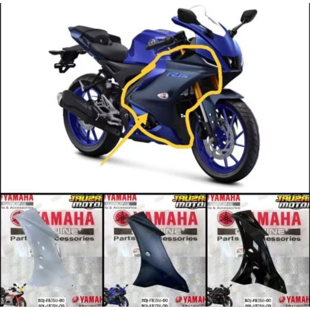 COVER FAIRING SAYAP LUAR  R15 V4 R15 M CONECTED ORIGINAL