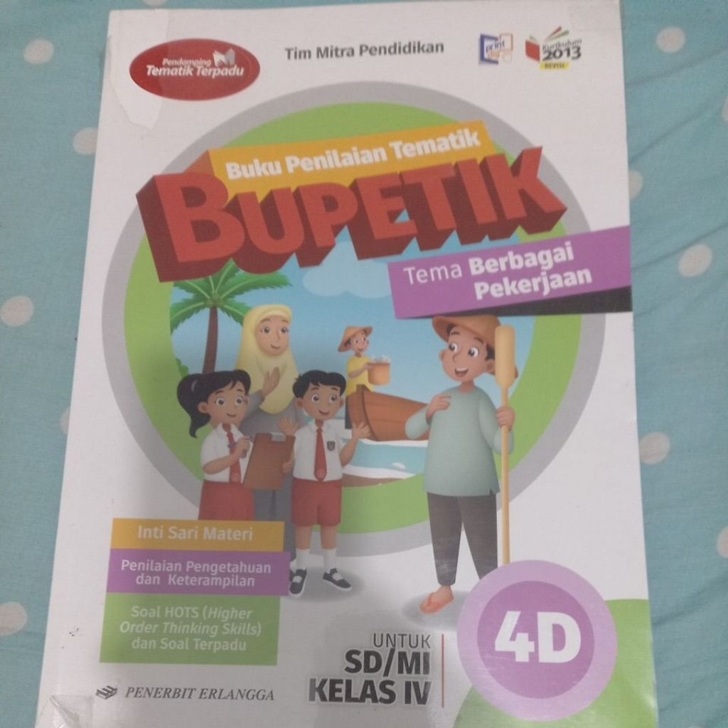 Buku Penilaian Tematik Bupetik Kelas 4 SD