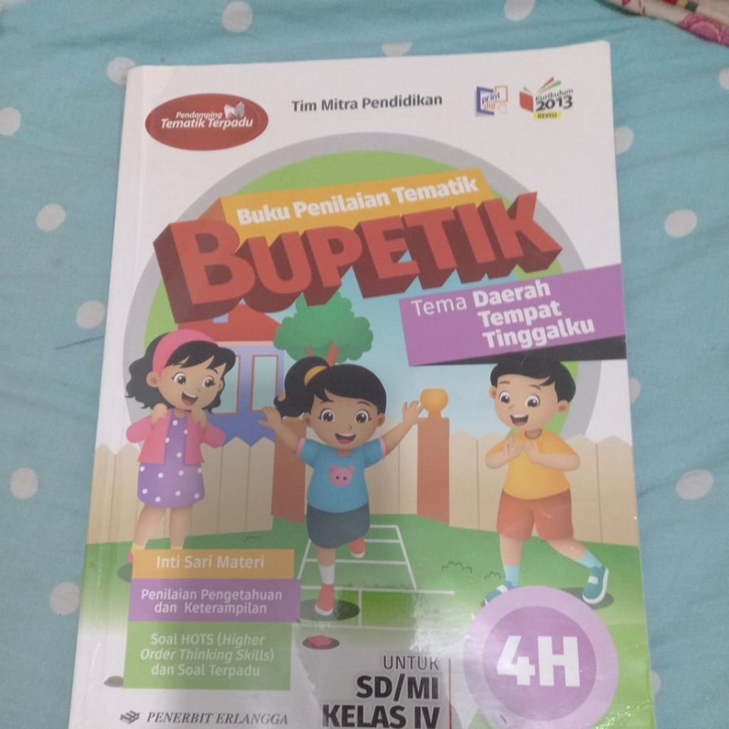 Buku Penilaian Tematik Bupetik Kelas 4 SD