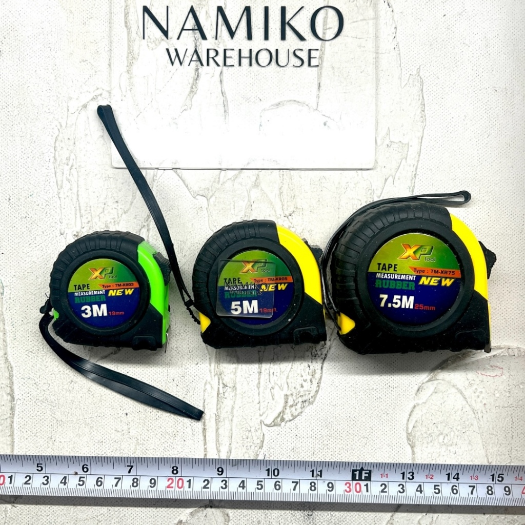 XP TOOL Meteran Roll Bangunan 3 5 7,5 10 m