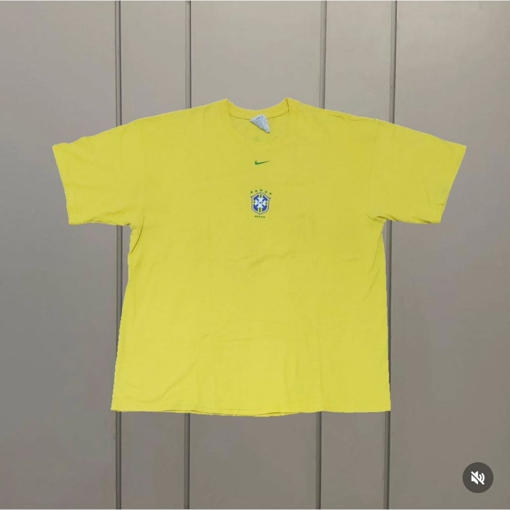 KAOS VINTAGE NIKE BRAZIL RONALDO