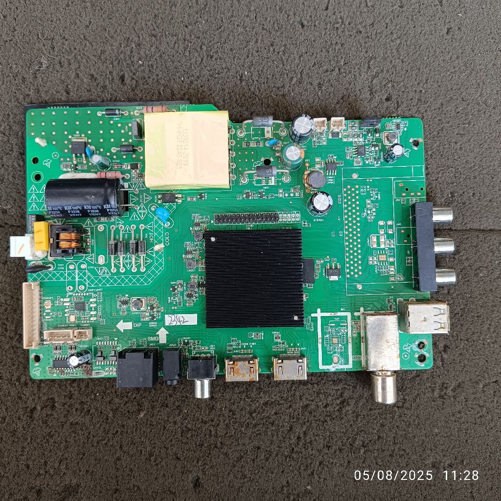 mb Mainboard asli cabutan led tv televisi WEYON 43 inch normal