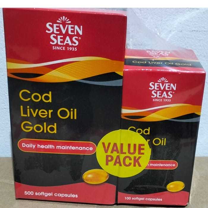 SEVEN SEAS COD LIVER OIL GOLD 500 CAPSUL 100 CAPSUL