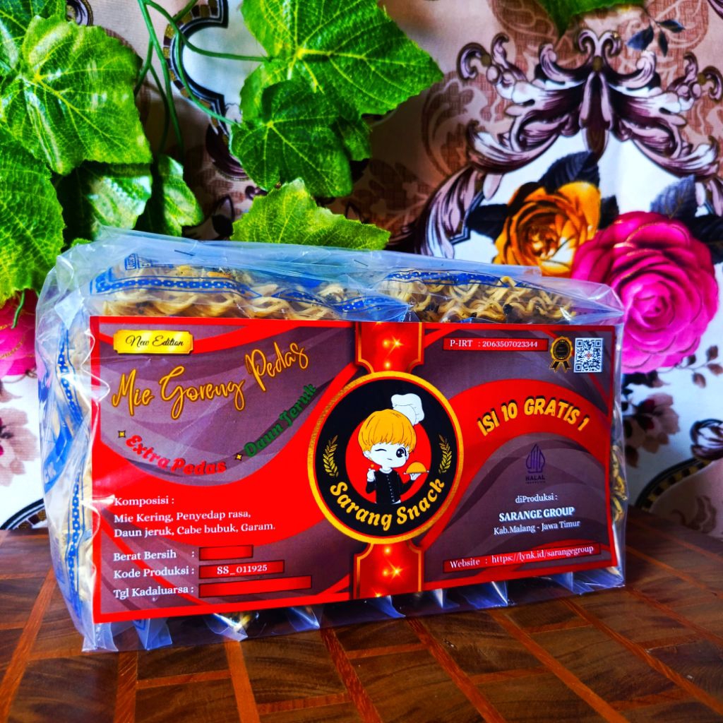 

Mie Kriting Pedas Spesial Sarang Snack