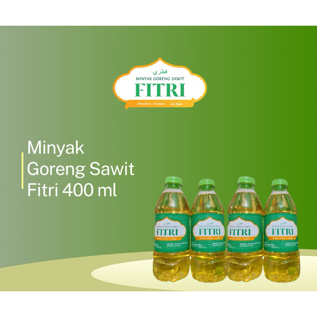

Minyak Goreng Fitri 400 ml Paket 5 Botol