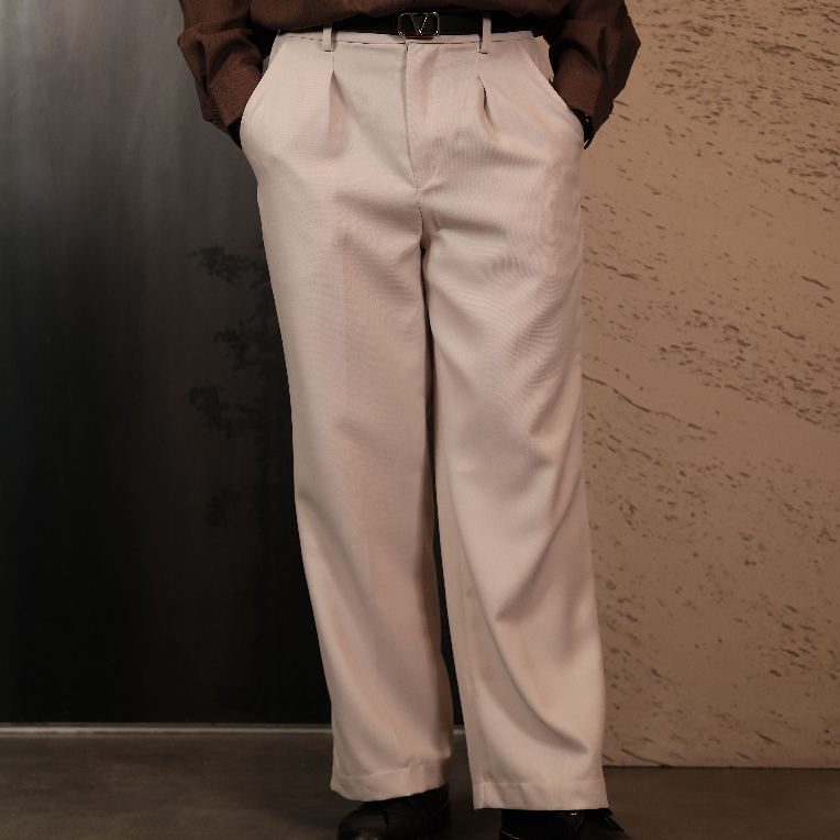 [FUKUSTUDIO] Pleated Wide Pants - Celana Panjang Pria