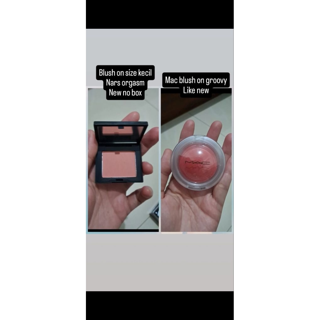 blush on mac . preloved.