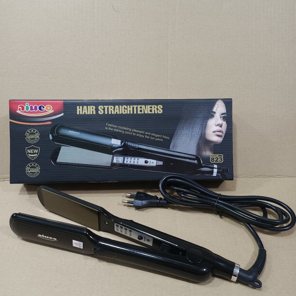 0AIUEO Catokan 823 Curly Straight Lurus Keriting Alat Catok