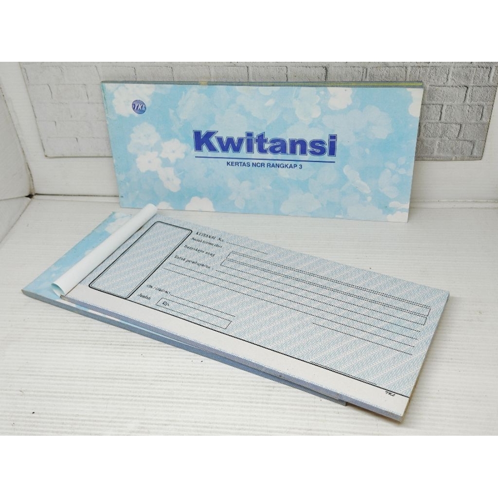 

kwitansi besar kertas ncr rangkap 3/3ply, 12 pcs/1 lusin