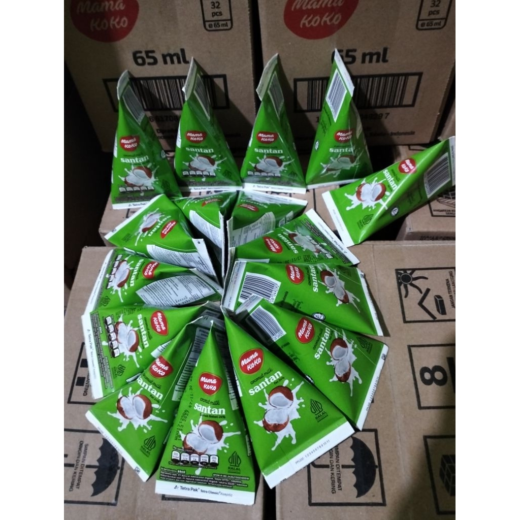 

Santan Mama Koko _1 ctn isi 32 pcs_ @ 65 ml #harga tertera tiap 10 pcs#