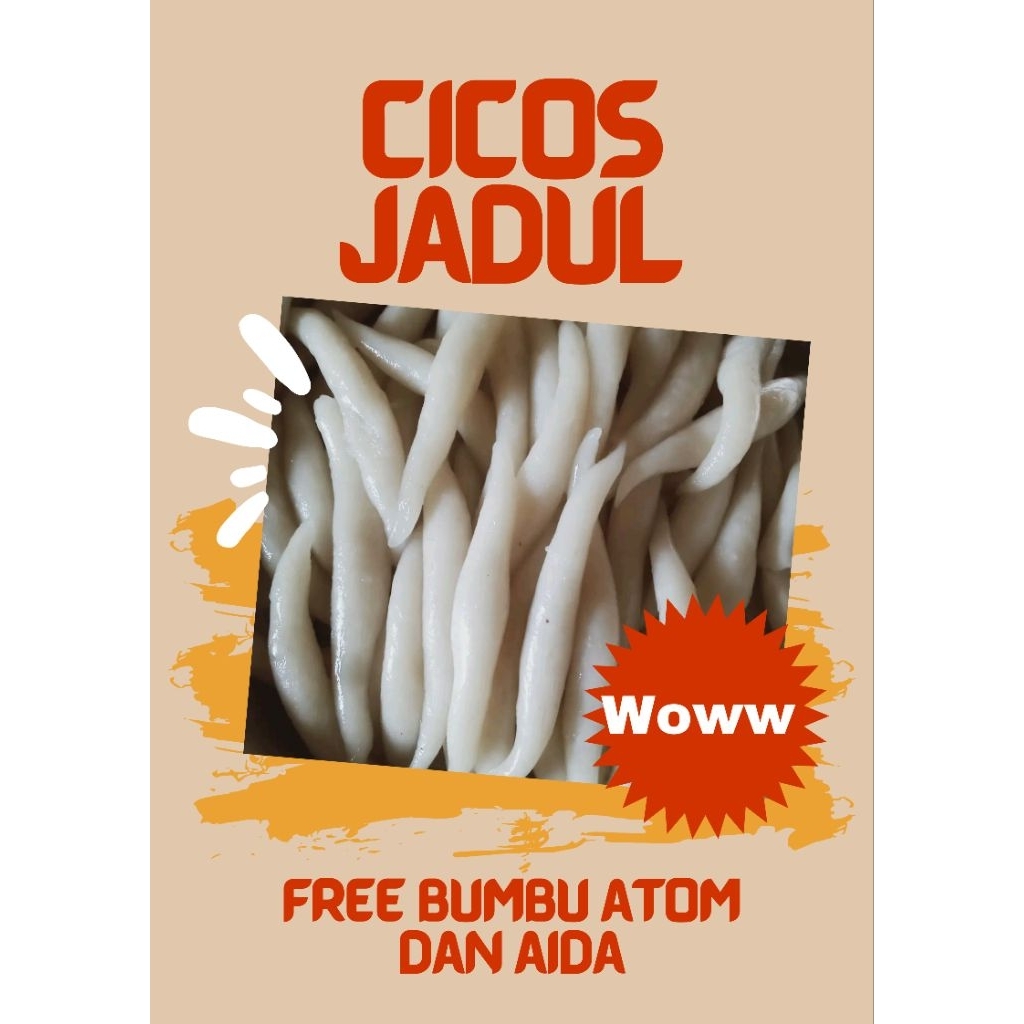 

cicos jadul 500 gram free bumbu atom dan aida otak otak setiap hari produksi