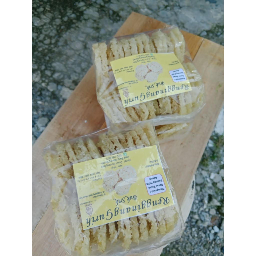

rengginang mentah siap goreng,rasa original, (1 kg isi 70), (500 g isi 35).
