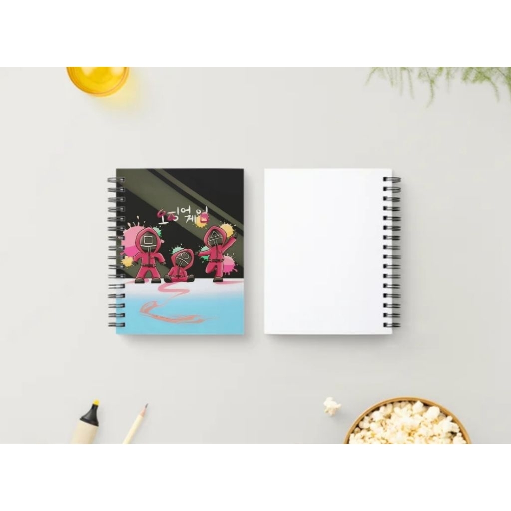 

Notebook Premium A5 Aesthetic Ringbook A5 Ring Aesthetic - Squid Game 1