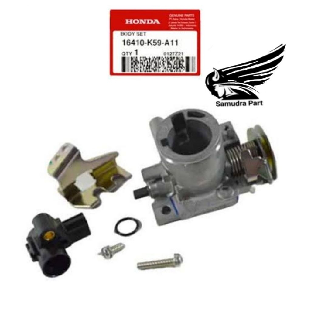 Body set Vario 150 Throttle body Trotel Vario 150 Sensor TPS Vario 150 original 16410K59A11
