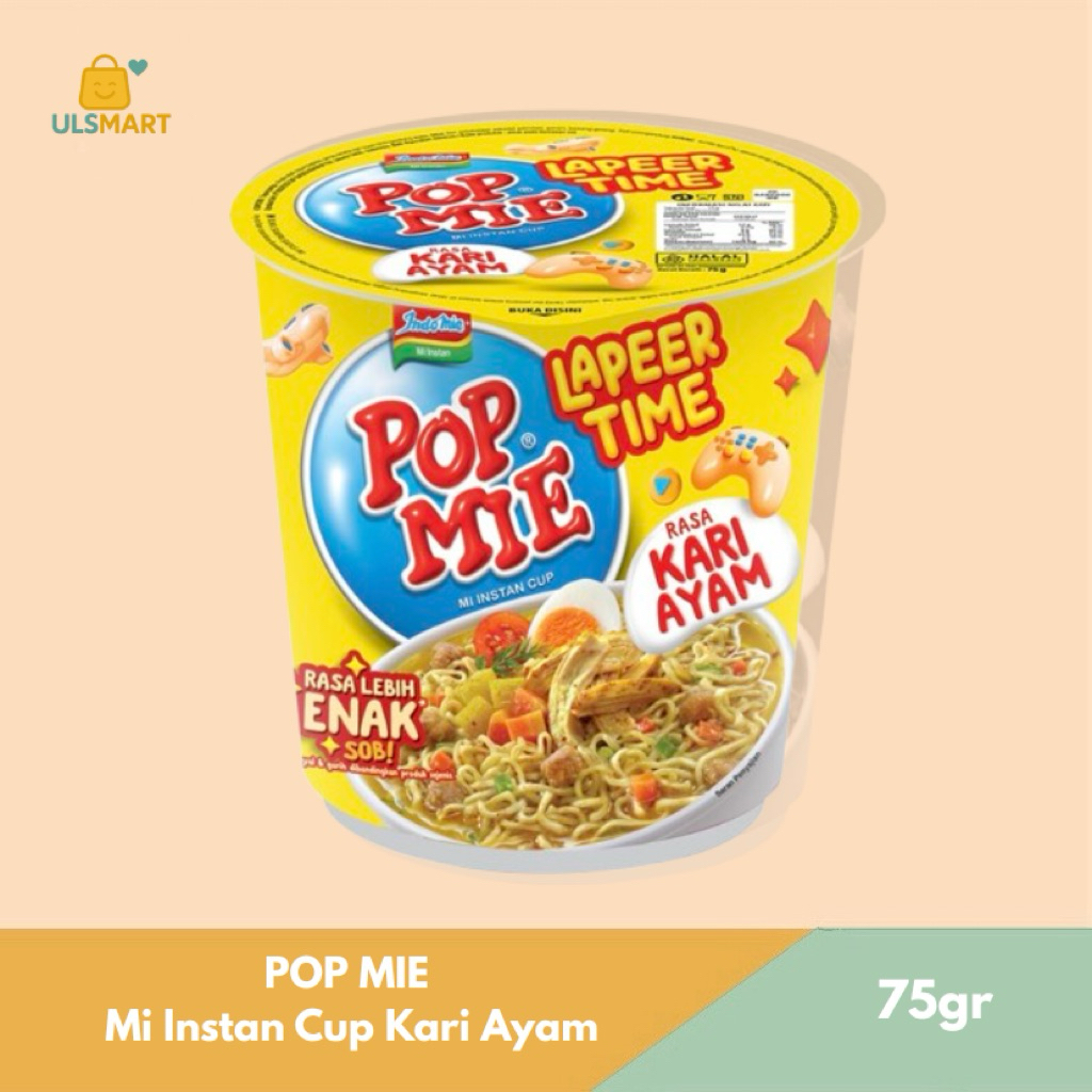 

POP MIE Mi Instan Cup Kari Ayam