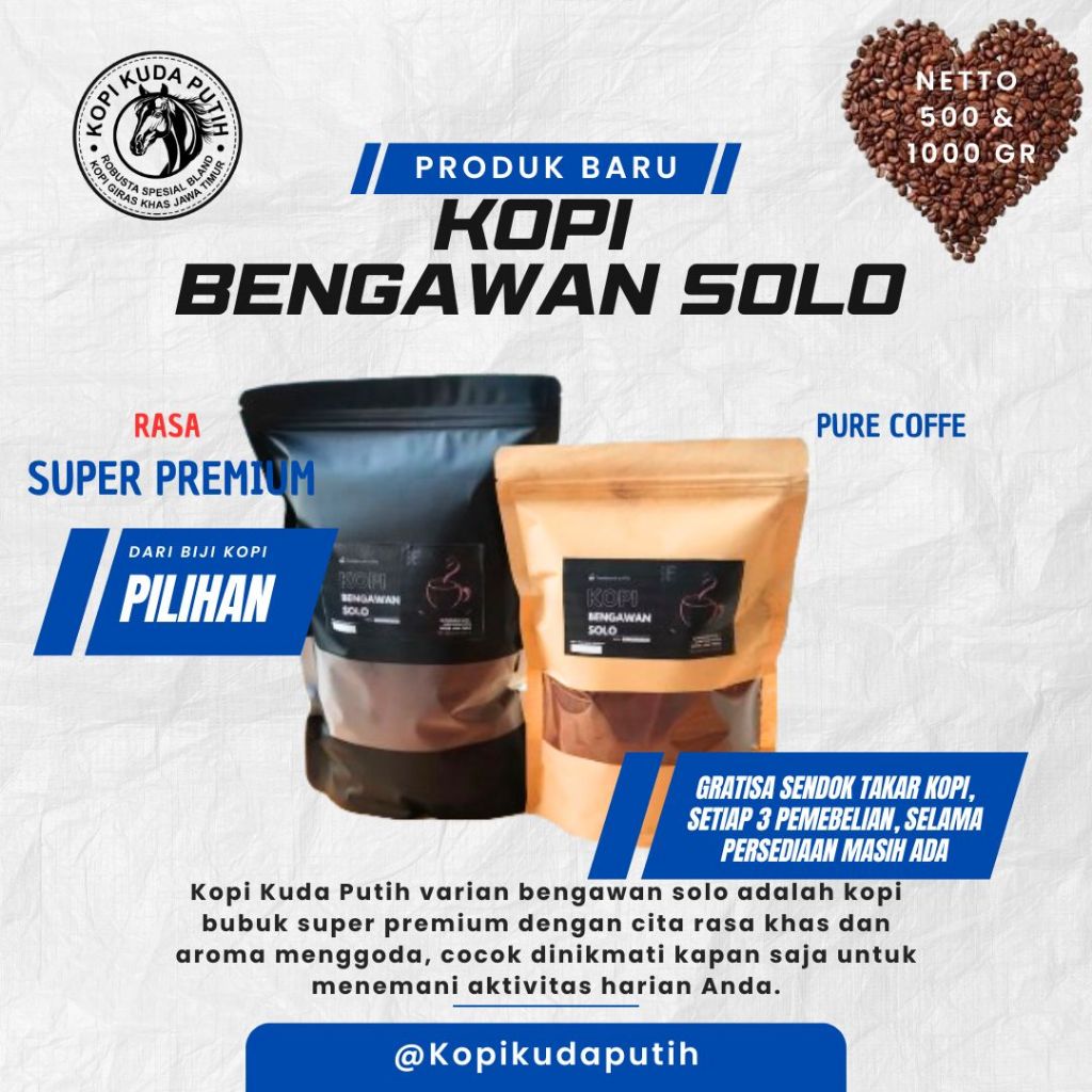

Kopi Bubuk Bengawan Solo Premium