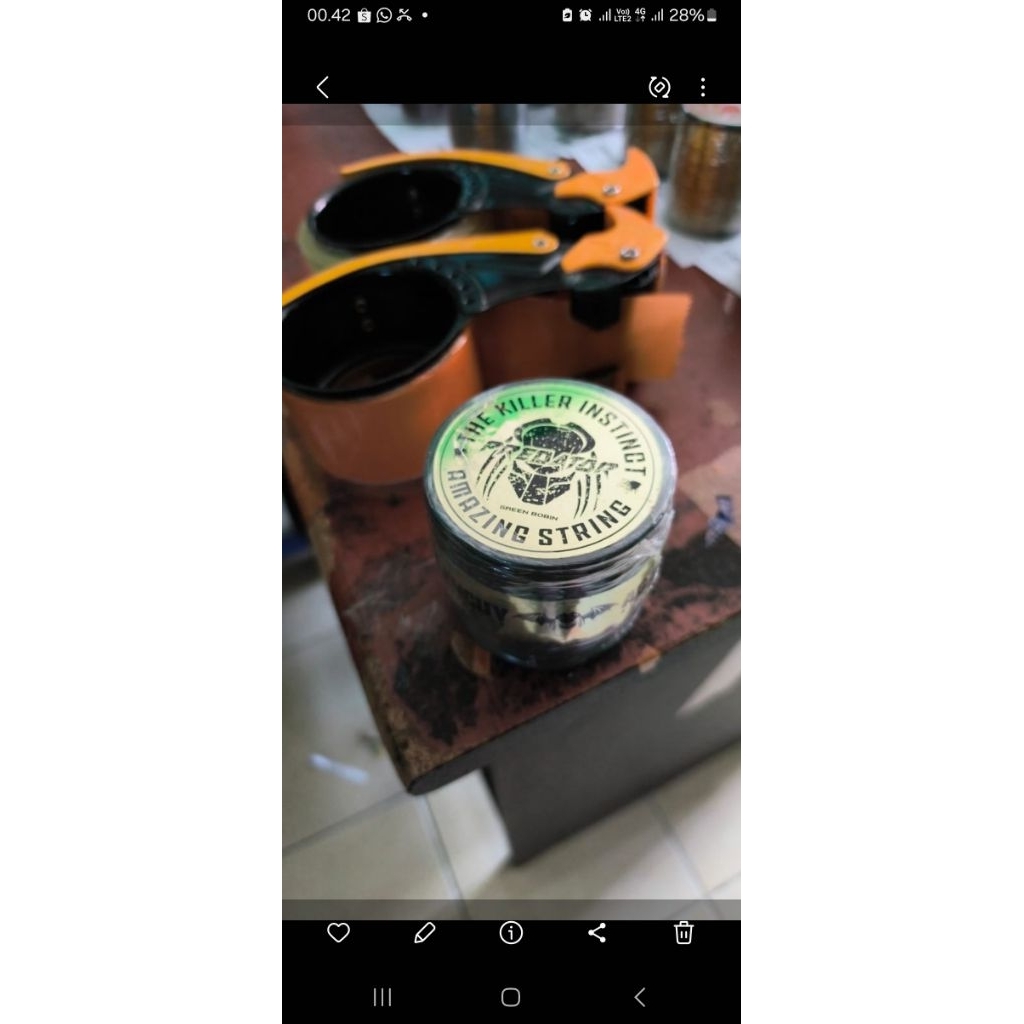 Gelasan Layangan Predator Abah Ncuy Double silicon 3000 yard