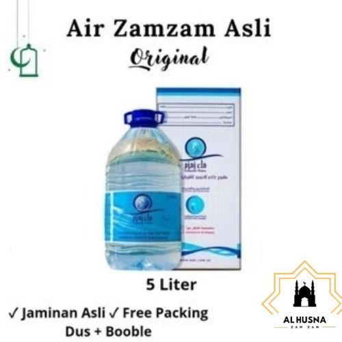 

Air zamzam 5 Liter Asli Original Oleh Oleh Umroh Haji Air Zam Zam Asli Dijamin Asli Original Makkah Madinah Al Haramain