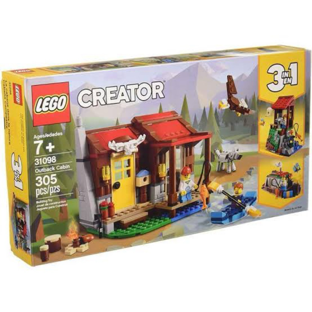 Lego Creator 31098- Outback Cabin 3 in 1