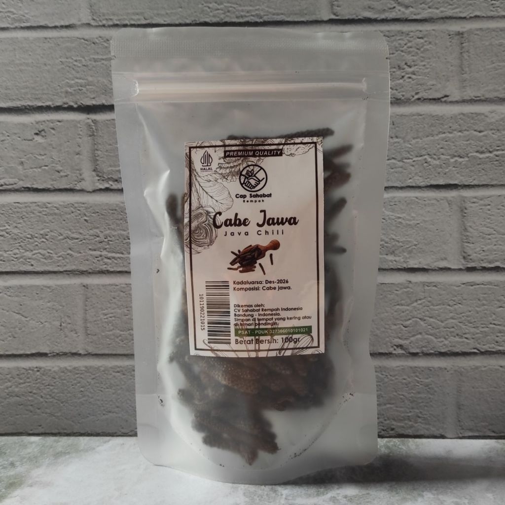 

Rempah Cabe Jawa 100gr - Nora Healthy Food