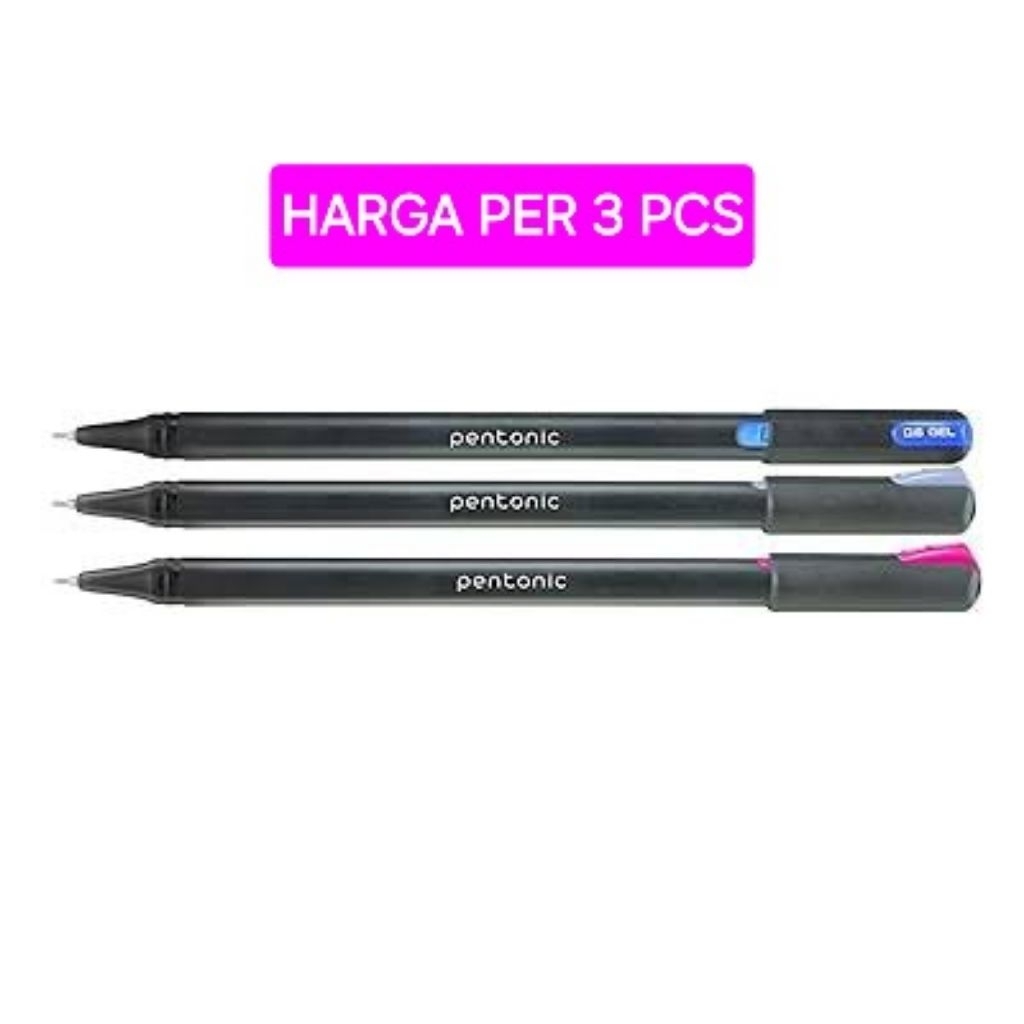 

Pentonic Gel Pen 0.6 mm | Pena Gel | Pulpen (3 PCS)