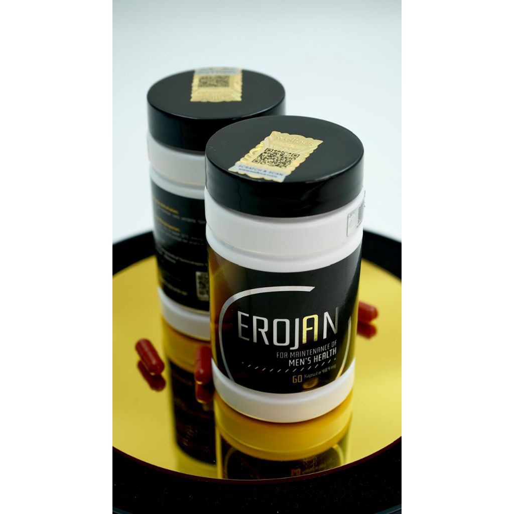 Erojan adalah suplemen herbal yang ditujukan untuk meningkatkan stamina dan kesehatan seksual pria