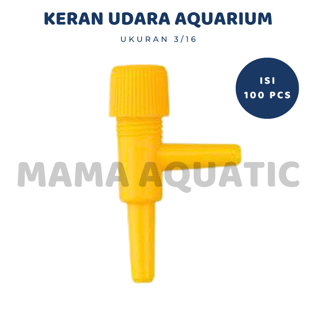 [ISI 100PCS] Keran Udara Aquarium Kran Udara Pompa Aerator