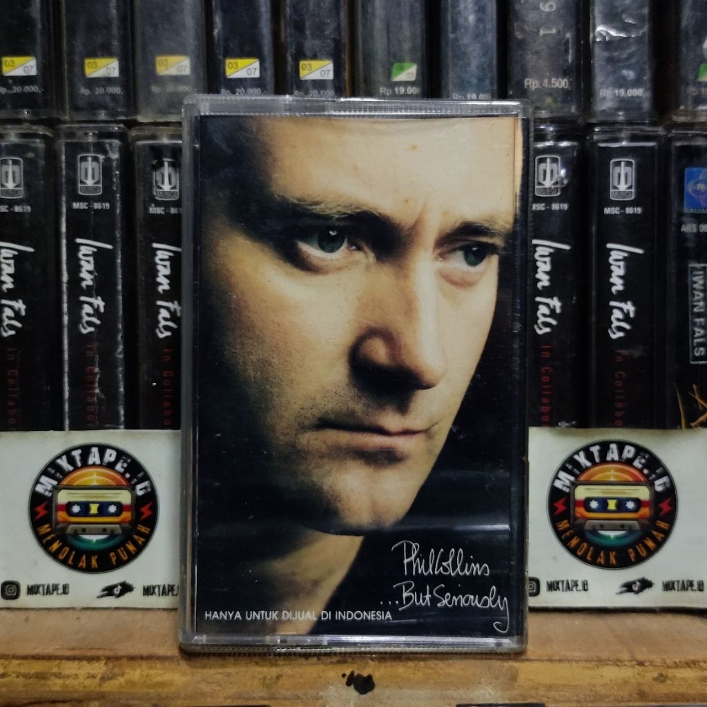 Kaset Pita - Phil Collins - But Seriously - Radio Tape - Kaset - Radio - Pemutar Kaset - Retro - Cla