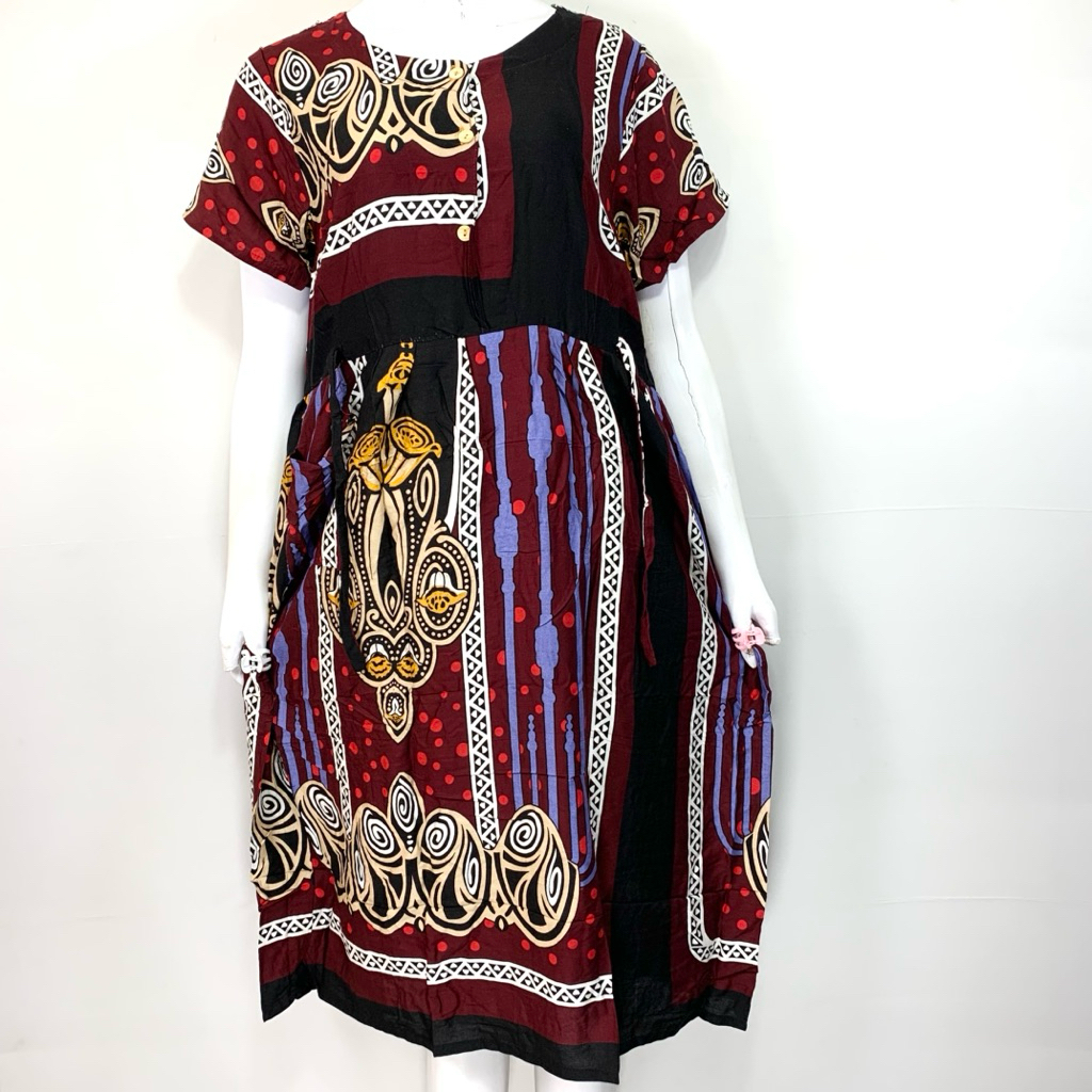 Sikobajutidur - Tali 4 Daster Gajah Putih | Daster Busui | Daster Batik Bali