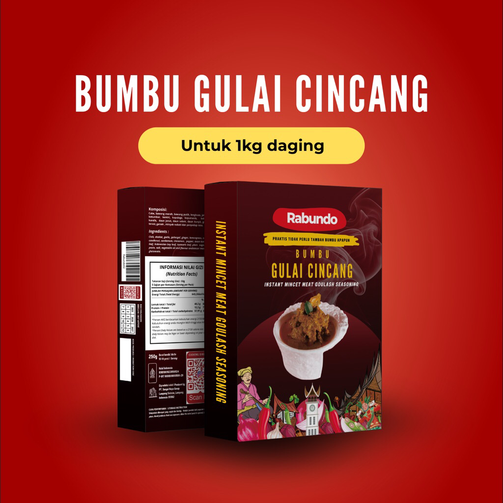 

Bumbu Gulai Cincang Padang 250g Asli Minangkabau by Rabundo Bumbu Instan Masakan Padang Gulai Daging Sapi Ayam Pop Bakar Tunjang Kikil asampadeh ikan sate telur dadar rendang dendeng