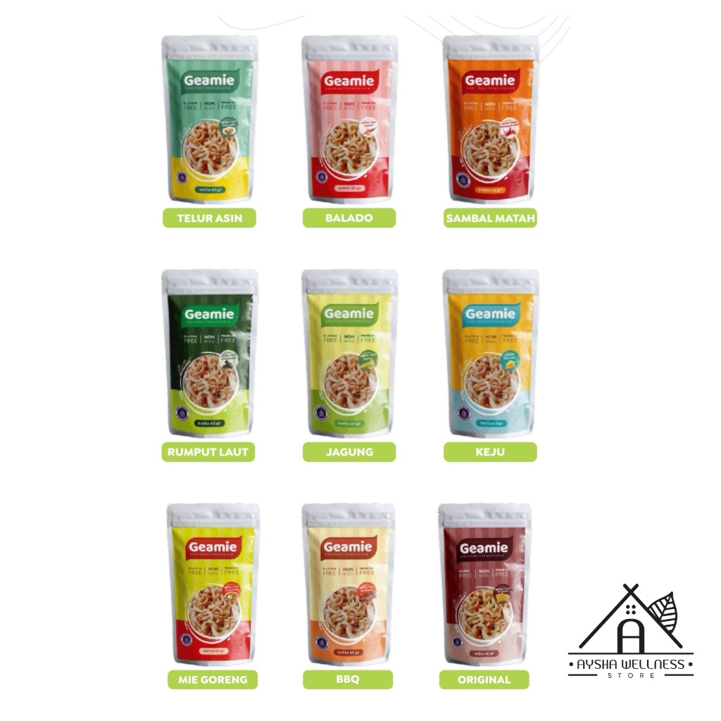 

￼Geamie Snack Kremes Gluten Free & Non MSG 45gr