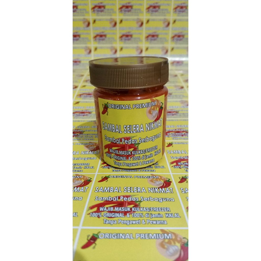

Sambal Bawang Homemade Selera Nikmat Original Premium 120gr