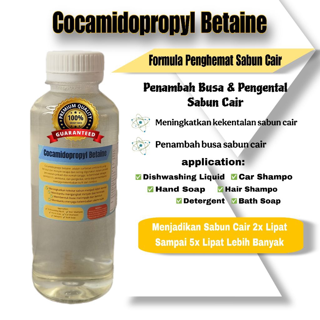 Foam Booster Cairan Ajaib Pengental Semua Jenis Sabun Cair / Penambah Busa / Cocamidopropyl betaine