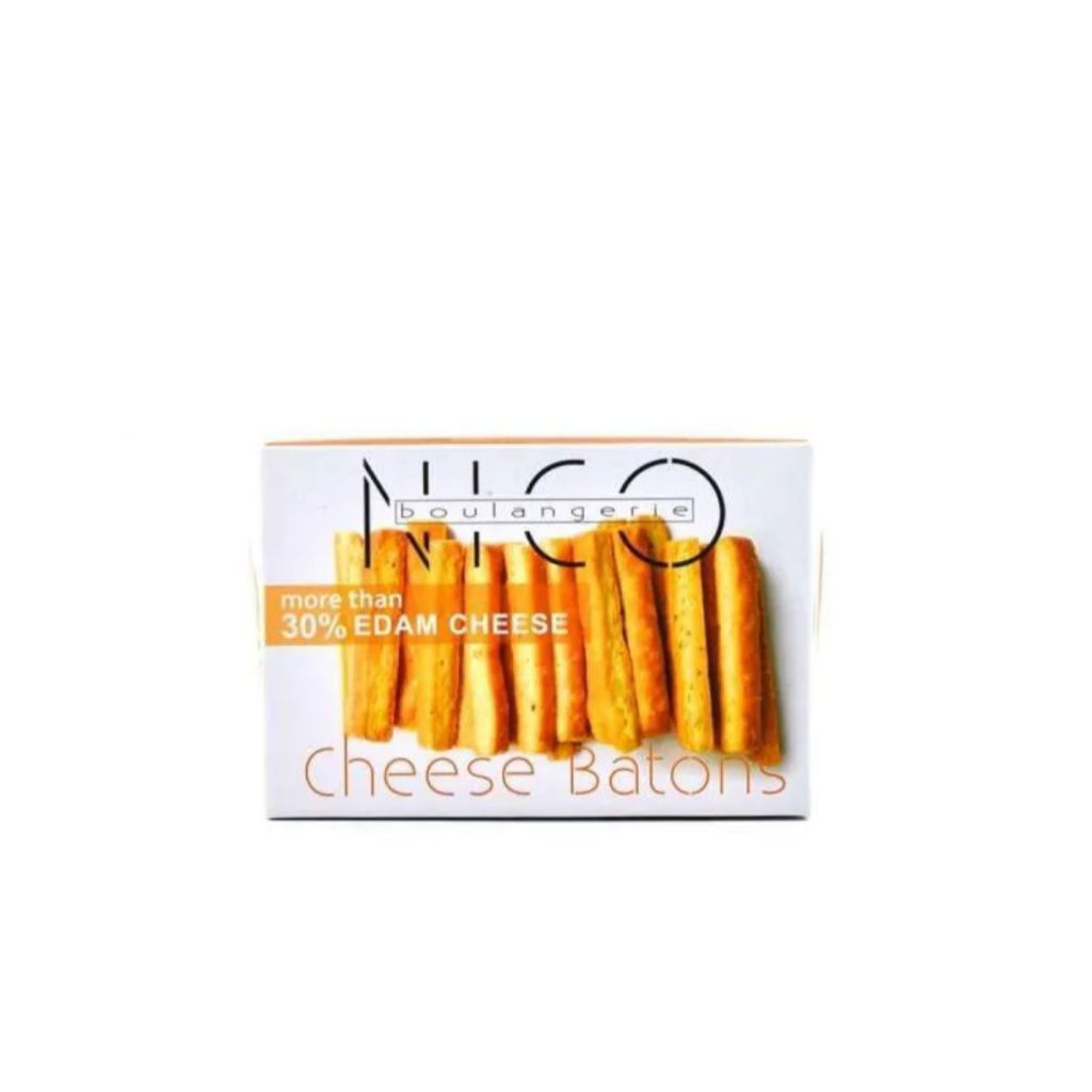 

Nico Boulangerie Cheese Batons adalah stik pastry 80gr
