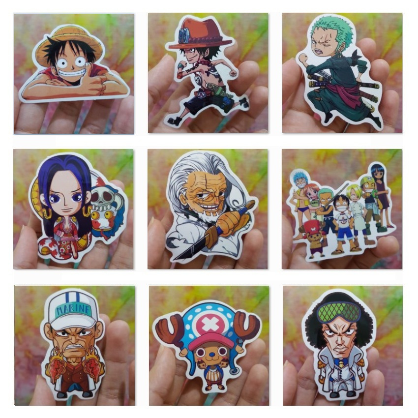 

[PROMO] 36 Sticker ONE PIECE (Decal Waterproof, Koper, Laptop dll)