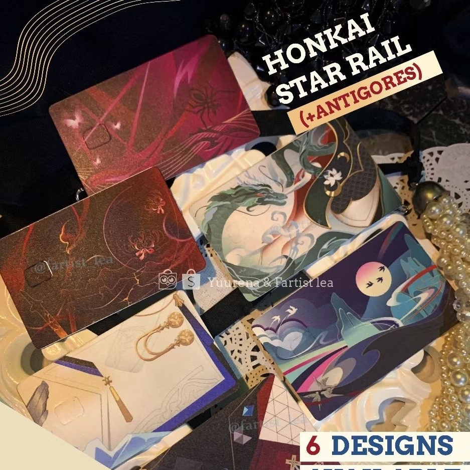 (+ANTIGORES) HSR Star Rail Card Skin - Skin Kartu / Garskin Kartu ATM Flazz Emoney EToll