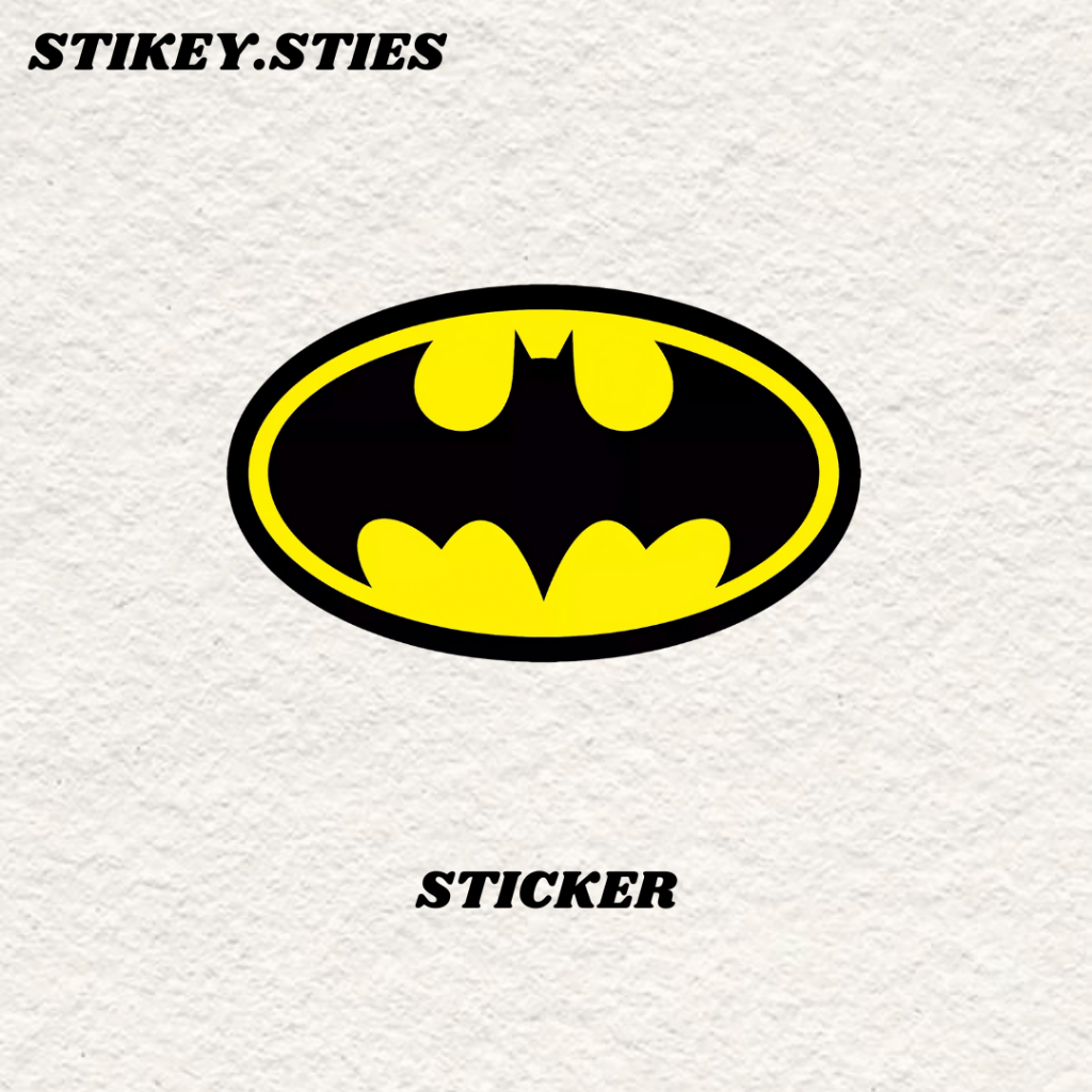 

STICKER LOGO BATMAN AESTHETIC BRAND ANTI AIR VINYL / STIKER HELM LAPTOP HP MOTOR TUMBLR TAS KOPER