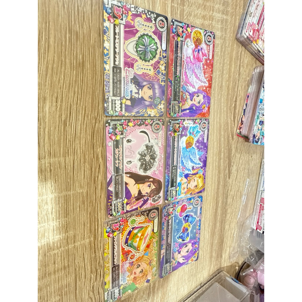 Aikatsu Rare Card Accessories WM MIZUKI MIKURU LUMINAS SUMIRE HINAKI RAN