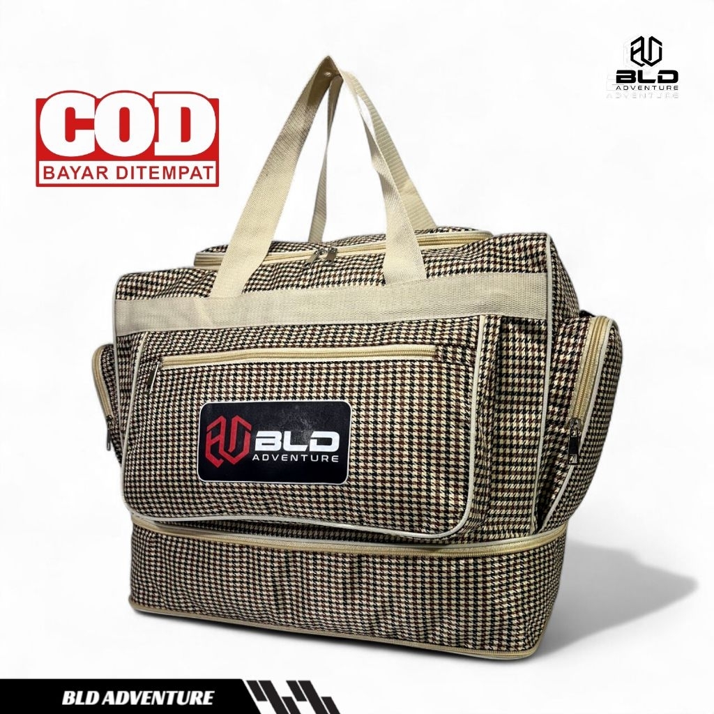 BLD ADVENTURE Tas Pakaian Wanita / Tas Travelbag Jumbo / Tas Baju Untuk Bepergian