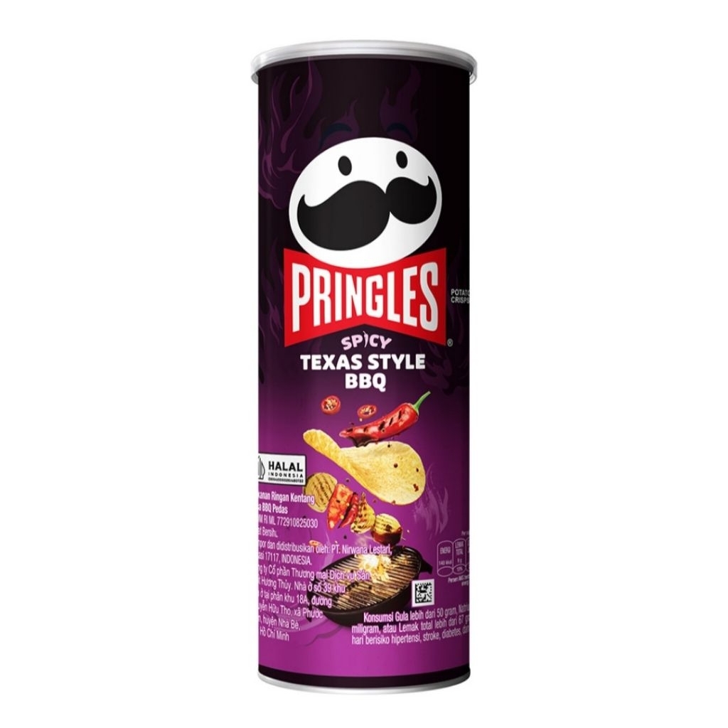 

PRINGLES SPICY KERIPIK KENTANG TEXAS STYLE BARBEQUE 97GR