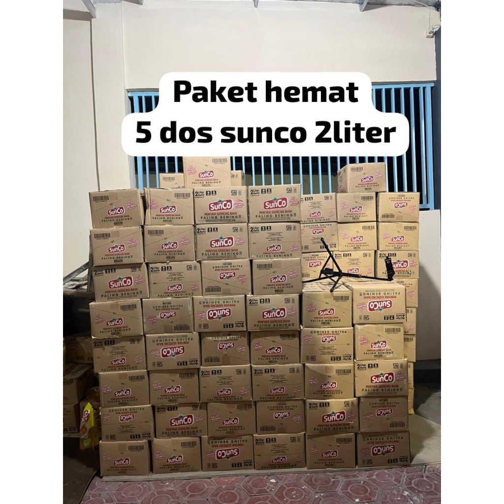 

paket 5dus minyak goreng sunco 2L