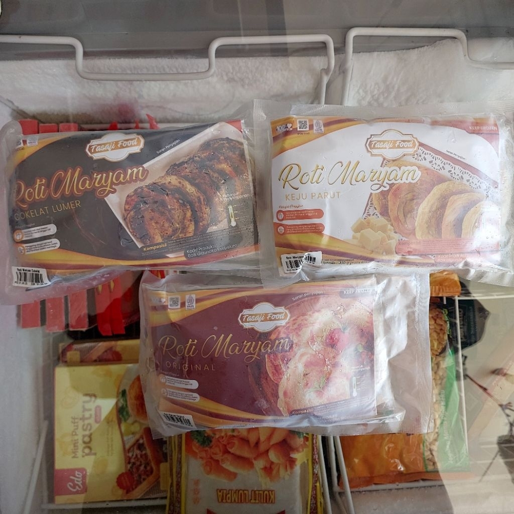 

Roti Maryam Frozen isi 5pcs (Original, Coklat, Keju Parut)