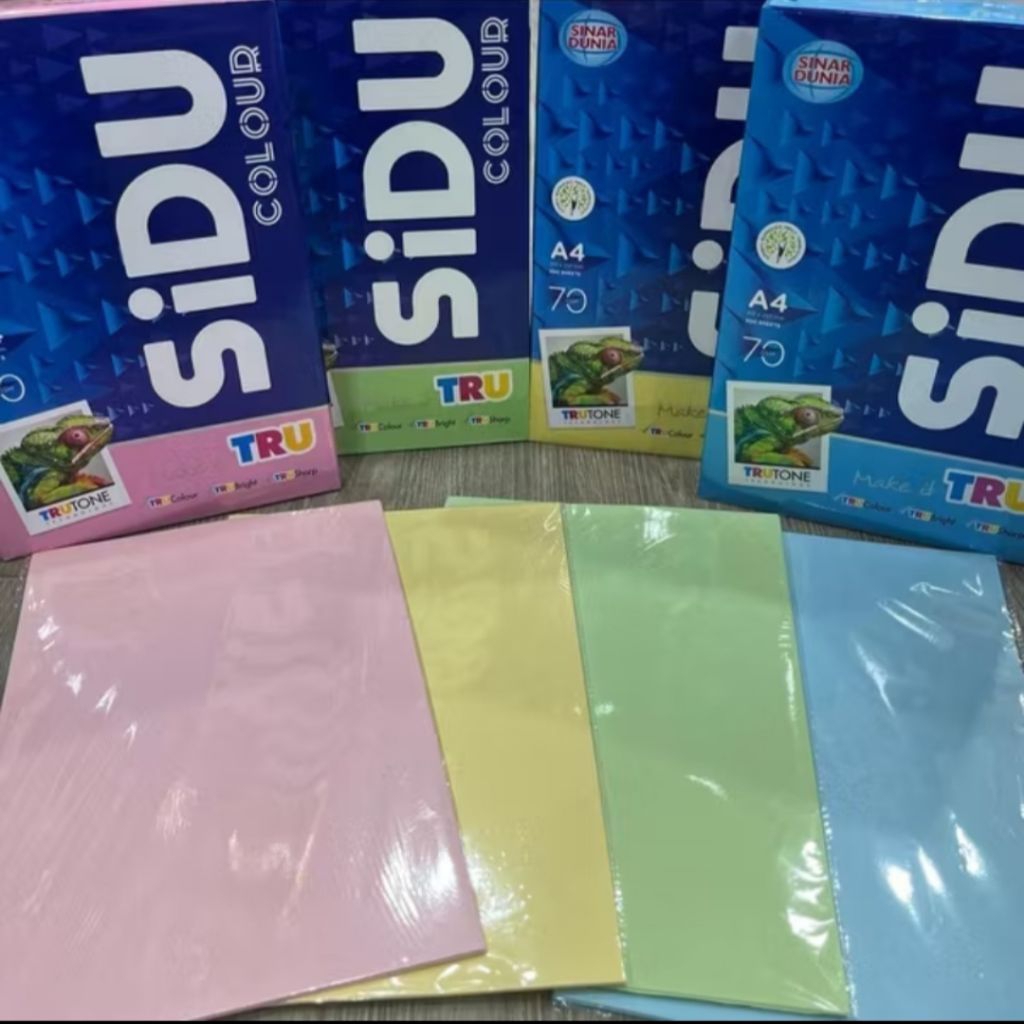 

Kertas Hvs Sidu A4 Warna / Kertas Fotocopy