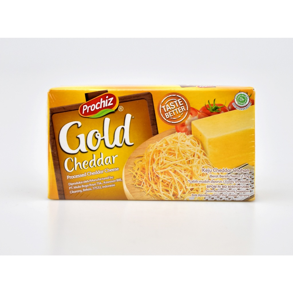 

Prochiz Gold Keju Cheddar 160gr