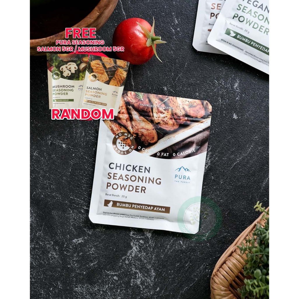 

MINI SIZE PURA SEASONING POWDER CHICKEN 20GR