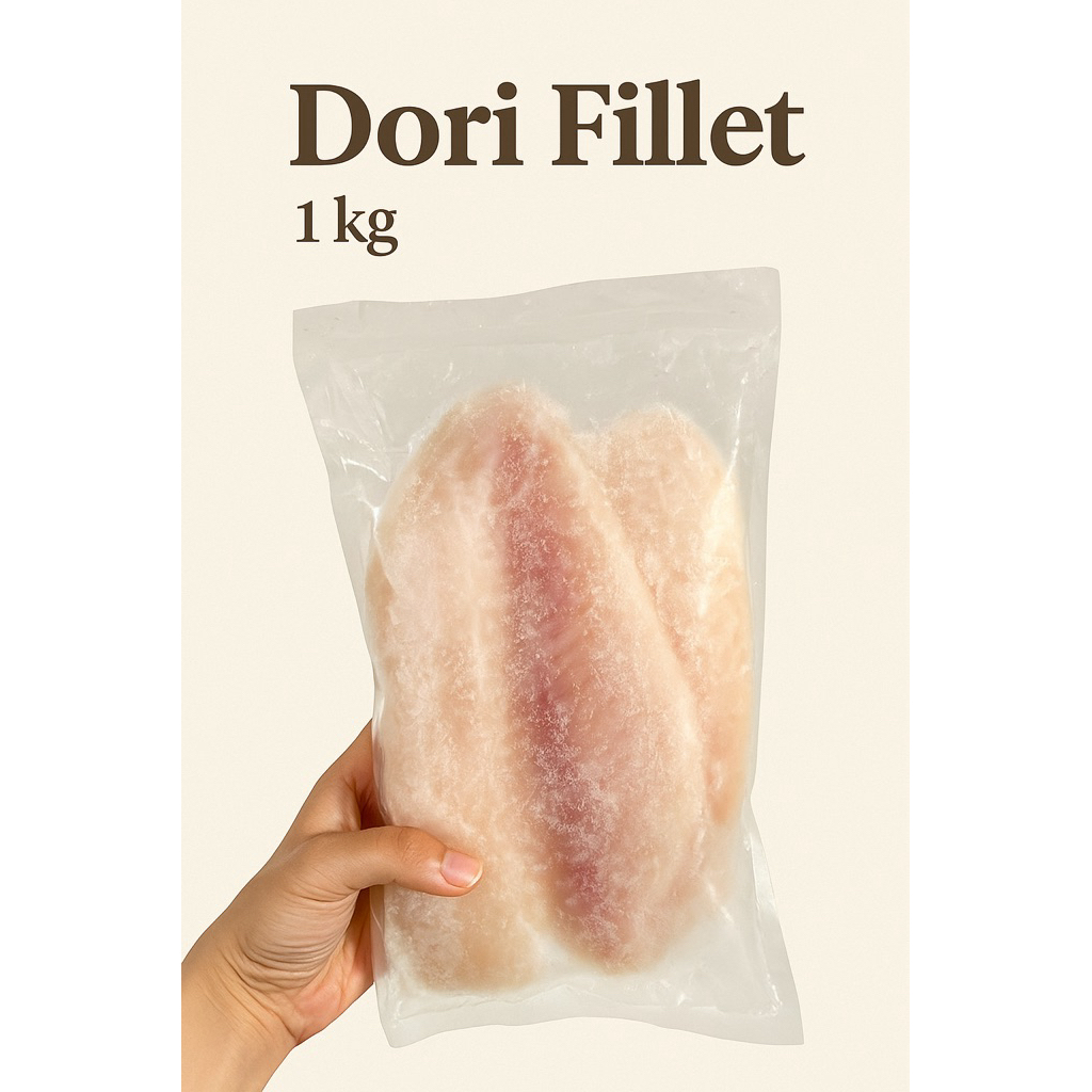 

Dori Fillet Ikan Dory Frozen 1 Kg, Cocok untuk Fish n Chips & MPASI, Simpan di Freezer, Kualitas Impor Terjamin