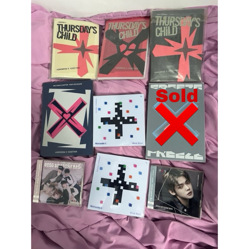TXT album sealed unsealed and preloved