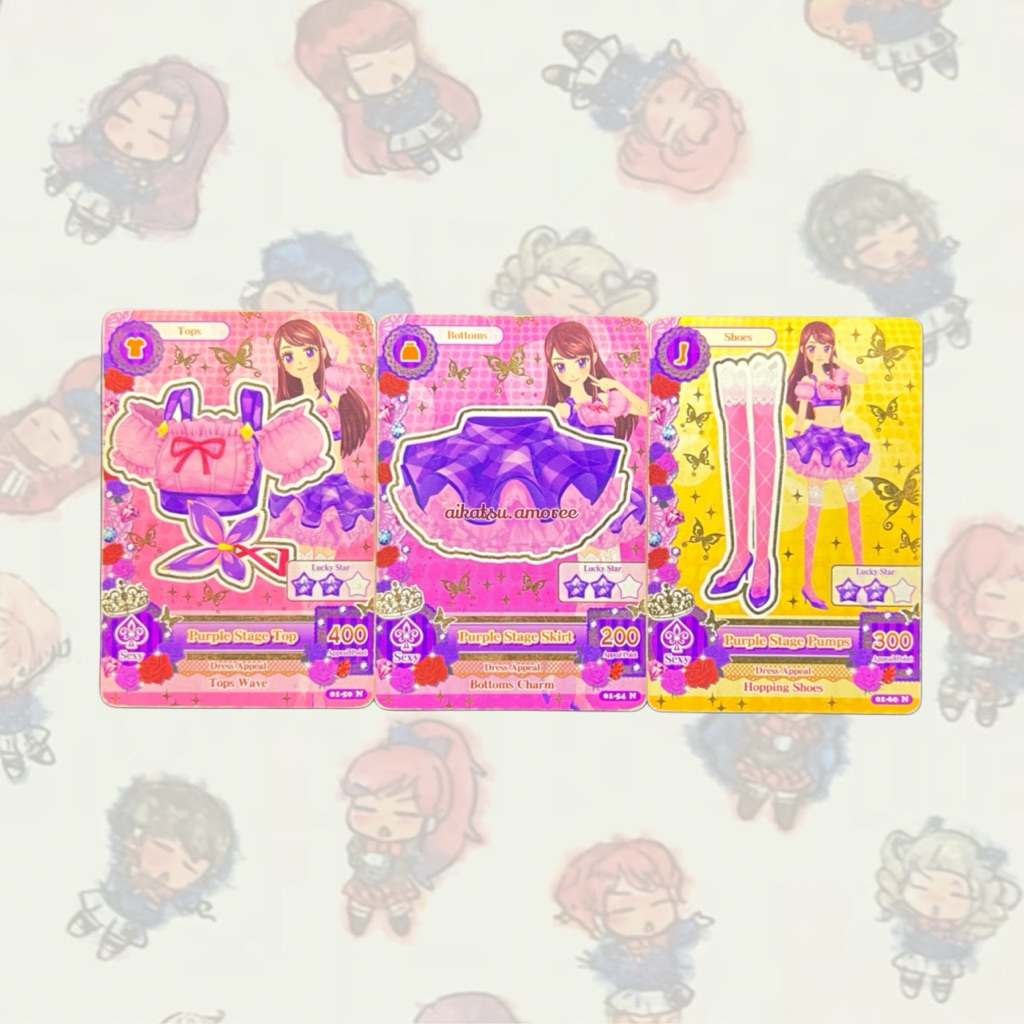 Aikatsu Purple Stage Set Ran Shibuki