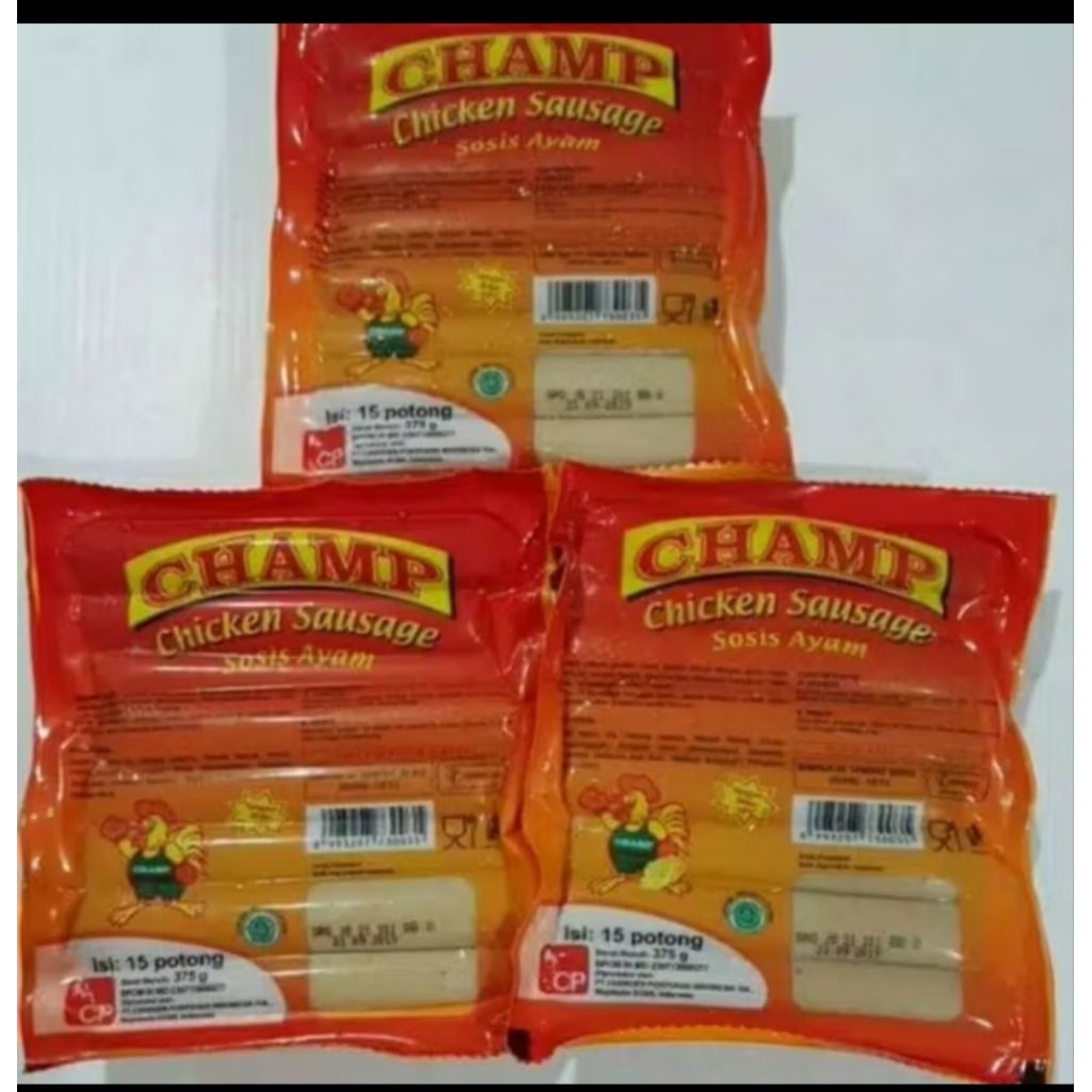 

sosis champ chiken 375gr isi 15