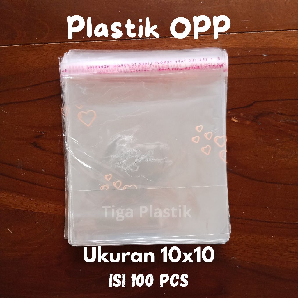 

Plastik OPP lem 10x10